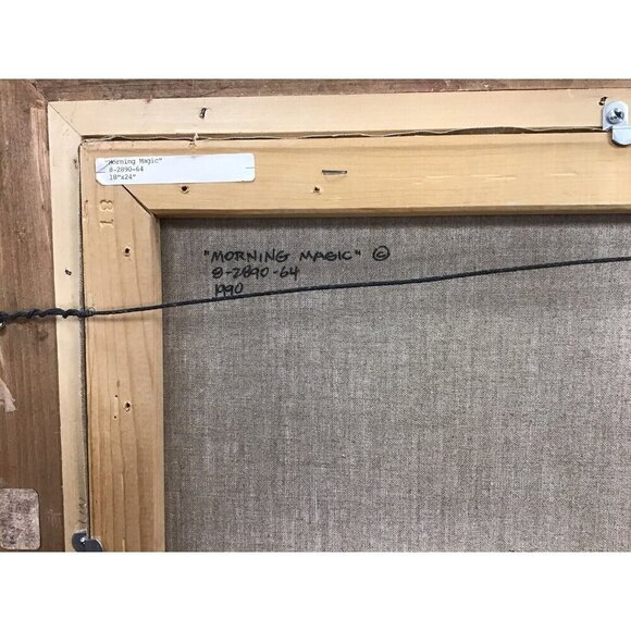 Morning Magic Painting With Beautiful Frame 18 x 24 *SIGNED* - Picture 5 of 9